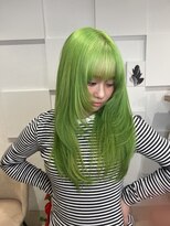 ジェンダーヘア(GENDER hair)&nbsp;ライムグリーン♪ Q4