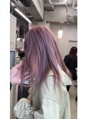くすみカラー・表参道ケアブリーチ・ハイトーンピンク・レイヤー
