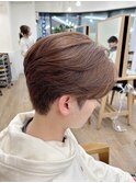 韓国マッシュ　センターパートフェザーパーマ　MEN’S HAIR