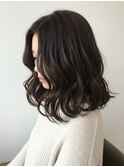 大きめカール/ゆる巻ミディアム/ココアブラウン/金山