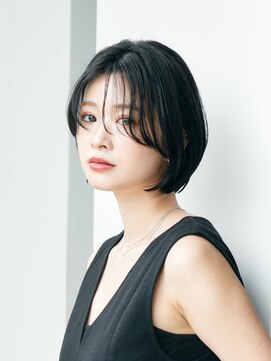 ソワネ 表参道(soigne) 柔らかな丸みで女性らしさを引き出すショートボブ
