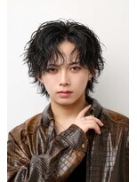 ブラック サッポロ(BLUCK SAPXOXO)&nbsp;men's大通駅眉毛ツイスパシャドウパーマメンズカットブリーチ