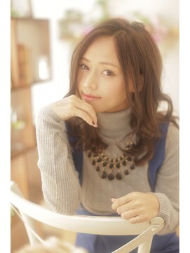 ジーナ 銀座(Zina) 【Zina】☆スウィート大人可愛いセミロング～パーマスタイル～☆