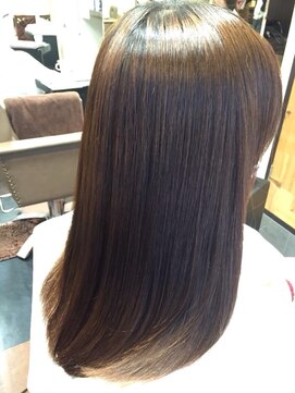 ナナナパレナ 梅田店(nanana parena) 液晶乳化縮毛矯正before→after