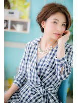 ヘアアンドビューティー ミック(Hair & Beauty miq)&nbsp;クセ毛風カールで女度ＵＰ！大人ボブ(miq阿佐ヶ谷)