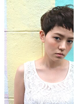 ミラバイグリーン(Mira by green) khaki brown×"lady"-short-03