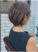 30.40代にオススメ×耳掛けひし形ショート◎