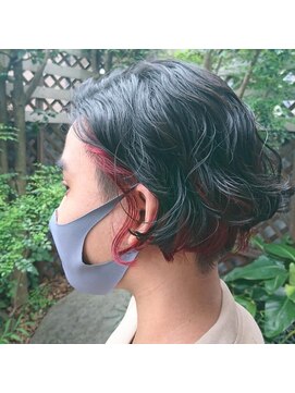 アロッタ(alotta) 【alotta安藤】モーブインナーカラーウェーブ