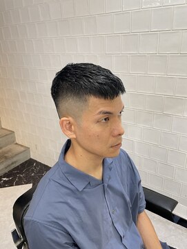 メリケンバーバーショップ フクオカ(MERICAN BARBERSHOP FUK) クロップスタイル