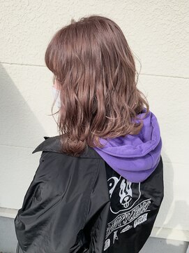 ヴィータ(vita) ミディアムボブ×ラベンダーピンク