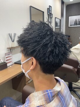 ルシード スタイル リコット(Lucido Style Ricotto) カット＋ブラックカラー＋ソフトツイスト