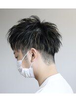 ウィスカーヘアー(whisker hair)&nbsp;ハイライトマッシュショート