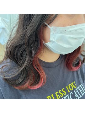 シア 新小岩店(SHEER) コーラルピンク/インナーカラー