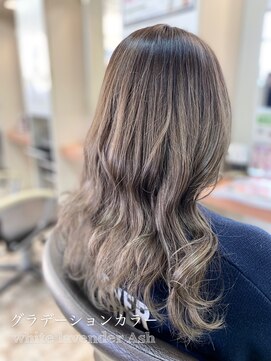 ウィズ ANNEX店(With) 【with annex店 稲田】外国人風透明カラー＋くびれロング