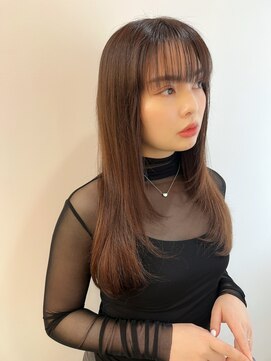 ロンドアジュール 横浜(Lond azur) ストレートでも可愛いレイヤースタイル