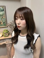 ガルボヘアー 名古屋栄店(garbo hair)&nbsp;#プルエクステ#インナーカラー#オリーブブラウン#10代#20代