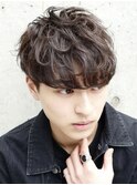 無造作パーマスパイラルパーマメンズマッシュメンズパーマ横浜