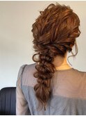 ヘアセット　結婚式　ヘアアレンジ　卒業式　お呼ばれヘア