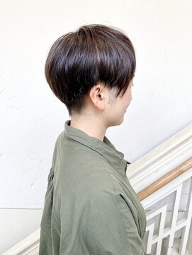 モリオ フロム ロンドン 成増店 【morio成増/一戸】大人可愛い刈り上げ丸みショート