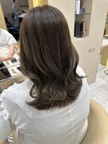 プアメリア 名古屋(Puamelia)&nbsp;ブリーチなし/グレージュ/透明感カラー/髪質改善/ケアカラー