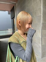 【snuw mina】ボブ/透明感カラー/ハイトーン/伏見