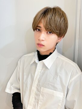 ネオリーブアイム 横浜西口店(Neolive aim) メンズマッシュハイトーンベージュ☆横浜