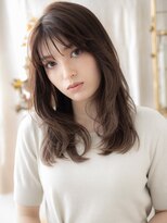 カバーヘア ブリス 志木南口駅前店(COVER HAIR bliss)&nbsp;モテ髪アッシュオリーブ韓国風レイヤーロングc5志木20代30代40代