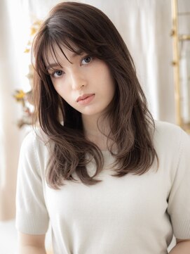 カバーヘア ブリス 志木南口駅前店(COVER HAIR bliss) モテ髪アッシュオリーブ韓国風レイヤーロングc5志木20代30代40代