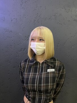 プライズ アイリス 池袋東口店(prize Iris) ホワイトブロンド/ハイブリーチ/ダメージレス/池袋b池袋東口