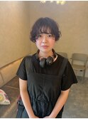 ショートカット丸みショート耳掛けハンサムショートひし形小顔