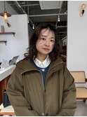 【HIDETO】パーマ パーマヘア ミディアムパーマ