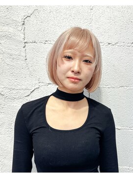 マーケット(MARKET) ブロンドベージュ×ボブ