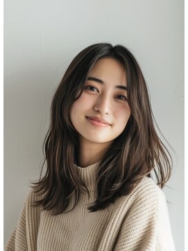 ルシードスタイル アウラ 松戸市五香(LUCIDO STYLE Aura) 大人重めロング【松戸#五香#白髪染め#カラー#髪質改善】