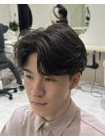 バース 梅田中崎町店(BIRTH)&nbsp;ニュアンスパーマセンターパートフェザーパーマワンカールパーマ