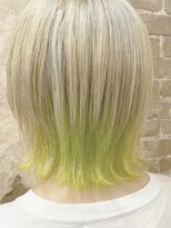 マギーヘア(magiy hair)&nbsp;magiyhair/下北沢/西部笑/インコカラー