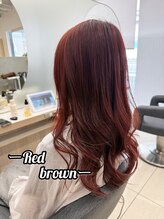 アース 浦安店(HAIR&MAKE EARTH) ブリーチなし♪レッドブラウン