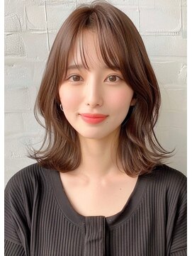 ブロウ ネックス ザ サロン 表参道(VLOW nex the salon) 【hit style#8】愛されロブ vlow 表参道 韓国 髪質改善 前髪