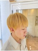 抜きっぱなしブロンド/マッシュ