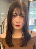 顔周りレイヤーフェイスレイヤー小顔レイヤー