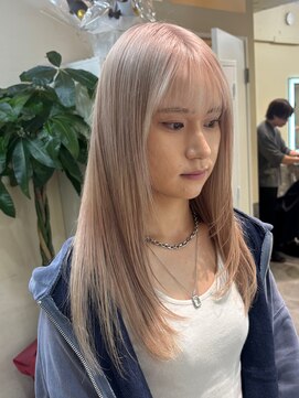 テン バイ アンブルリュクス 池袋(teN +by ambleluxe) ミルクティーベージュ/ケアブリーチ/ブリーチ/池袋