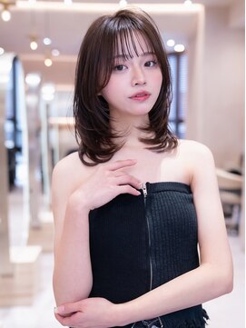 ハバナ 新宿(HAVANA) レイヤーカット/髪質改善トリートメント/小顔/オリーブグレー