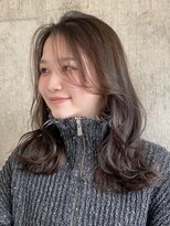 ハーフアンドハーフ(HALF and HALF) 暗髪透明感/大人ミディアム/