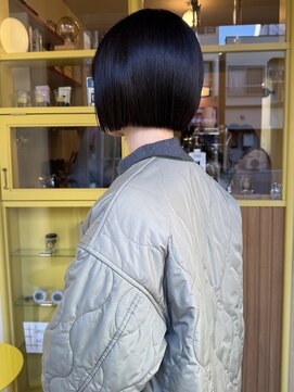 ヒントステーション(HINTSTATION) 〈浅草 半個室〉切りっぱなしボブ