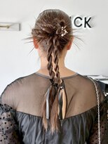 ラック 表参道(LUCK) お呼ばれヘア/カチモリヘア/カチモリヘアアレンジ/韓国アレンジ