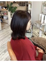 アシャ ヘアー ソリューション 神戸店(asha hair solution) イメチェン/ピンクベージュ/アンブレラカラー/前髪/摂津本山