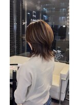 ヘアーアンドカラー ルジャルダン 葛西店(le jardin)&nbsp;ボリューム&メリハリも兼ね備えたひし形レイヤーウルフ