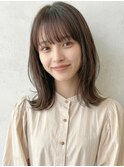 グレージュブラウン小顔クラゲウルフカットA13戸田公園20代30代