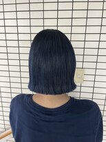 シャルティア 岩国(SHALLTIA)&nbsp;ぱつっとボブ/ミニボブ/ブルーブラック/ネイビーブラック/暗髪