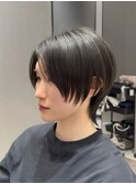 大人可愛い小顔ショートひし形ショートボブ髪質改善20代30代40代