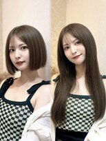 エネ 表参道(enne)&nbsp;ボブからエクステでロングヘアに